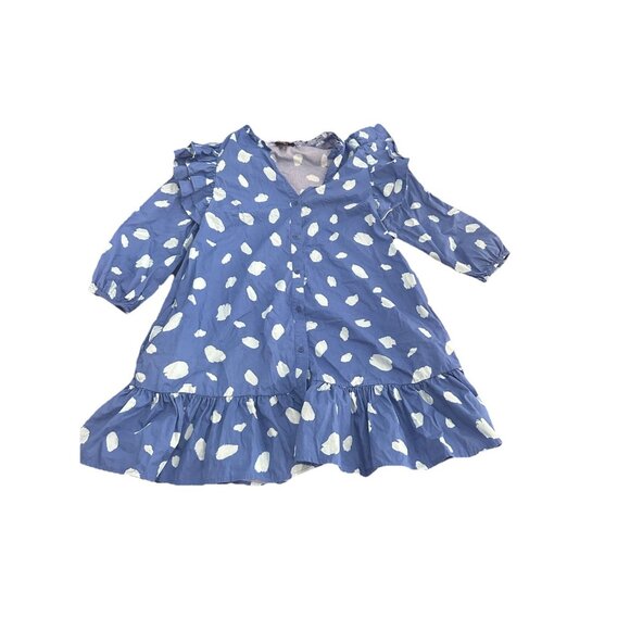 Sugarlips Odessa Dot Sammy Ruffle Drop Waist Dress Small - Picture 2 of 3